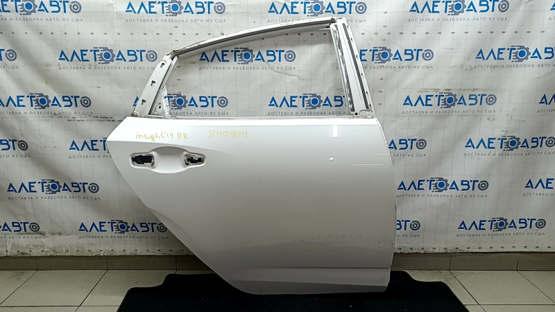 Дверь голая задняя правая Honda Insight 19-22 белый NH-788P, тычки, вмятина