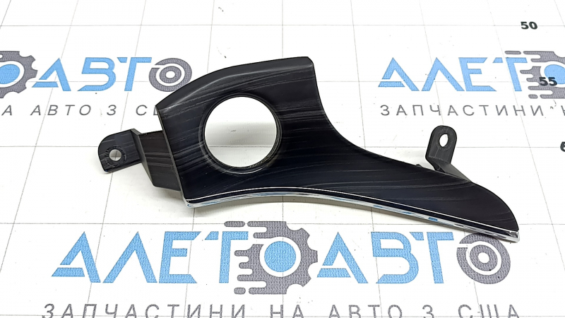 Накладка передней панели правая кнопки Start-Stop Jeep Grand Cherokee WK2 20-22 под темное дерево с хром