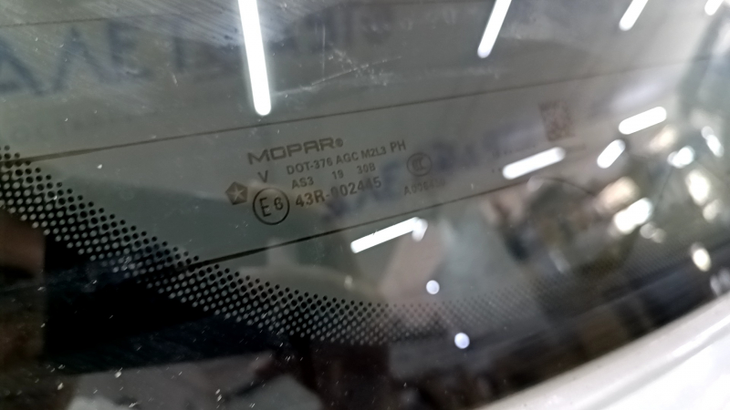 Дверь багажника голая со стеклом Jeep Compass 17-26 тонировка, серебро PSC, тычки, крашен 0.20-0.35