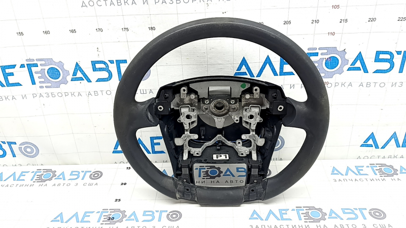 Руль голый Toyota Prius 30 10-15 резина, черный, под чистку