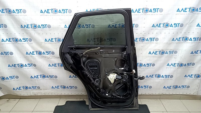 Дверь в сборе задняя левая Audi Q5 80A 18-24 keyless, черный LY9B, тычки