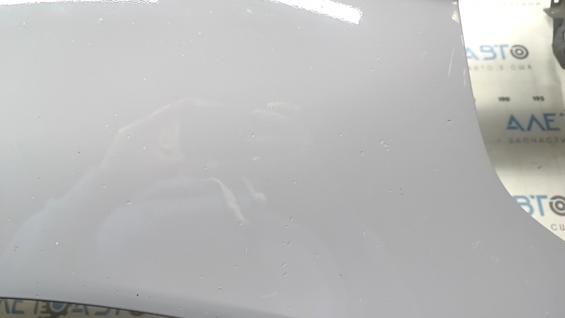 Бампер передний голый Volkswagen ID.4 21-23 с рамой, серый LA7C, крашен, царапина, сколы, отверстия от саморезов
