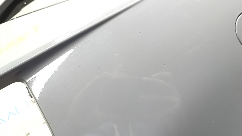 Бампер передний голый Volkswagen ID.4 21-23 с рамой, серый LA7C, крашен, царапина, сколы, отверстия от саморезов