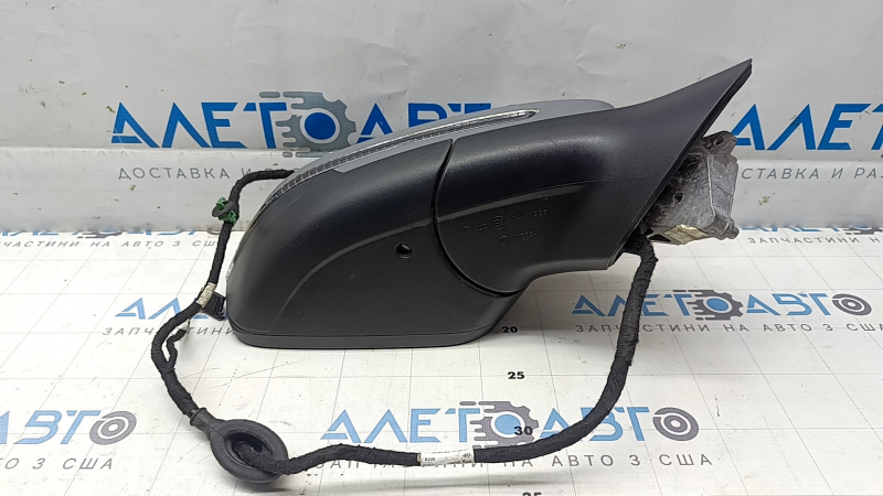 Зеркало боковое правое в сборе Volkswagen ID.4 21-23 12+2 пина, поворотник, подсветка, подогрев, BSM, серый LA7C, царапины