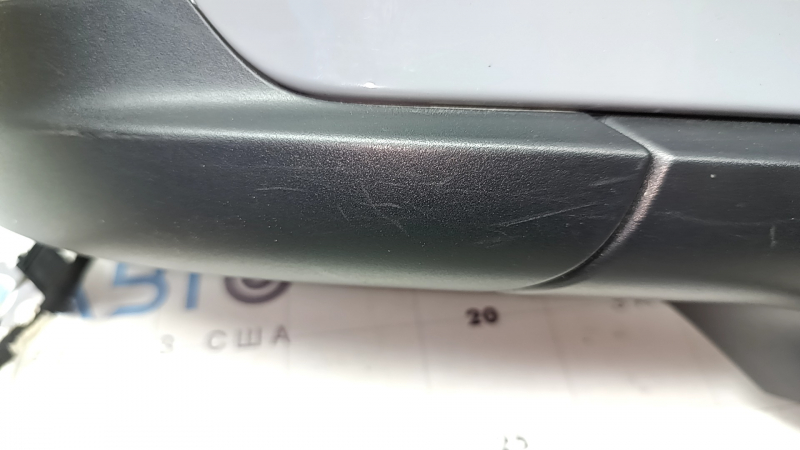Зеркало боковое правое в сборе Volkswagen ID.4 21-23 12+2 пина, поворотник, подсветка, подогрев, BSM, серый LA7C, царапины