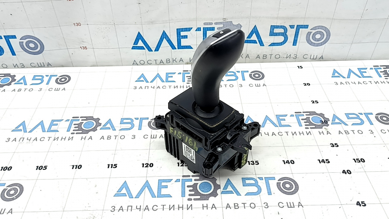 Шифтер КПП с ручкой BMW X5 F15 14-18 кожа черная с хром, царапины