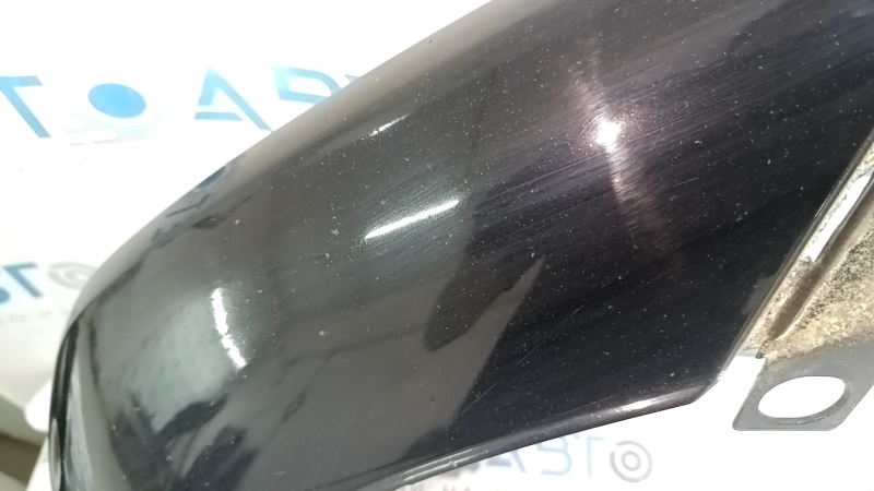 Губа переднего бампера Audi Q5 80A 18-20 черная, песок, царапины