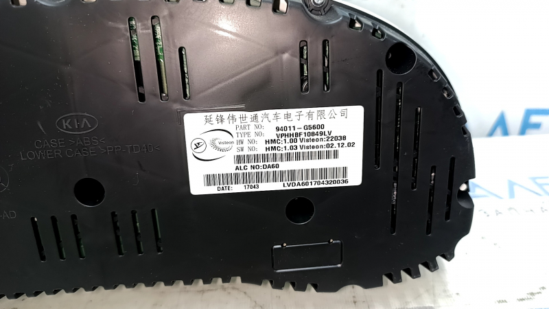 Щиток приборов Kia Niro 17-22 HEV 96к, царапина