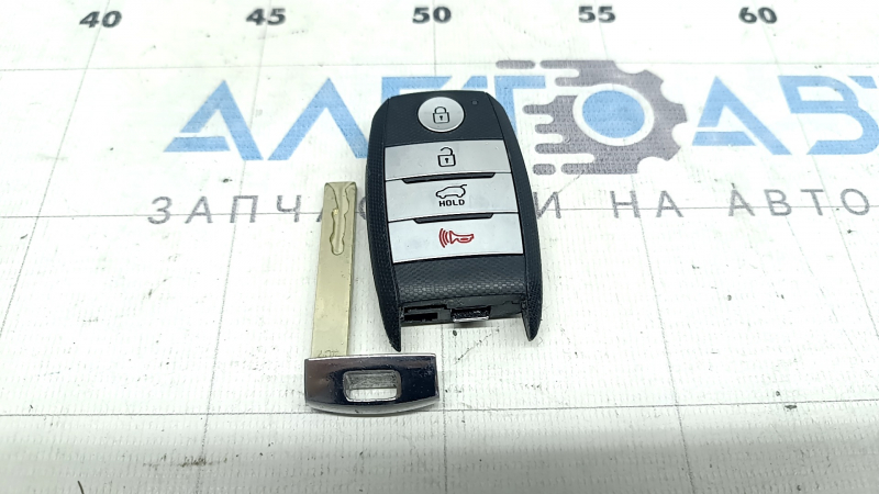 Ключ Kia Niro 17-22 HEV, PHEV Smart key, 4 кнопки, потерт, царапины