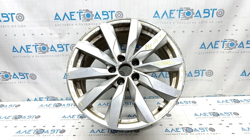 Диск колесный R18 x 8J ET40 Audi A4 B9 17-18 CL4 стиль, бордюрка