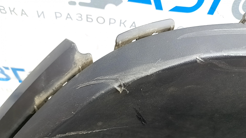 Губа заднего бампера Volkswagen ID.4 21-23 черная структура под парктроники, царапины, надрывы