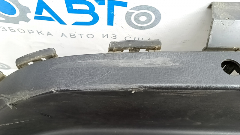 Губа заднего бампера Volkswagen ID.4 21-23 черная структура под парктроники, царапины, надрывы