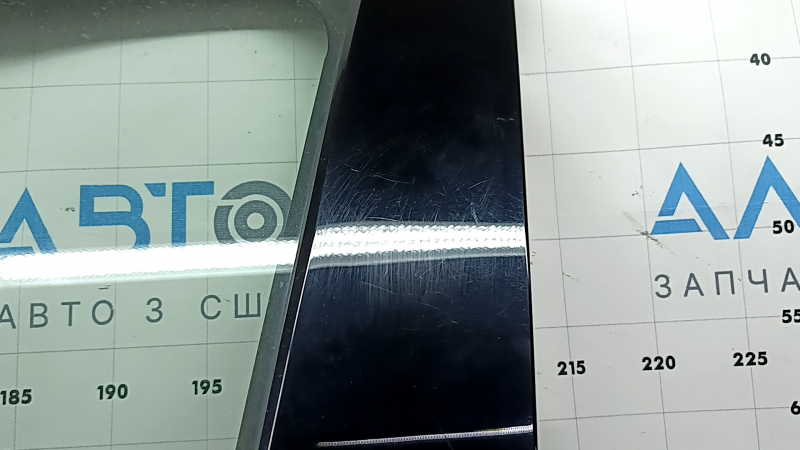 Дверь в сборе передняя левая Mazda CX-5 17-25 keyless, триплекс, синий 42M, тычка, царапины на накладке