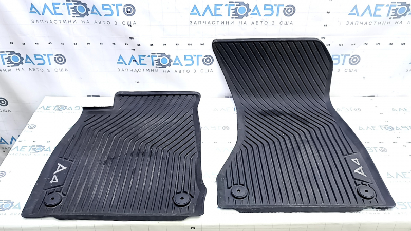 Комплект ковриков салона резина Audi A4 B9 17-19 черный