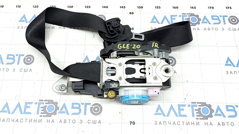 Пассажирский ремень безопасности Mercedes GLE 350 450, 2020-2026, с мелкими потёртостями.