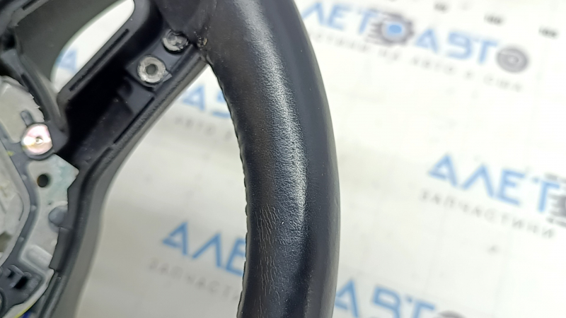 Руль голый Mercedes W167 GLE 350 450 20-25 кожа черная с подогревом, царапины, надрыв, вмятины