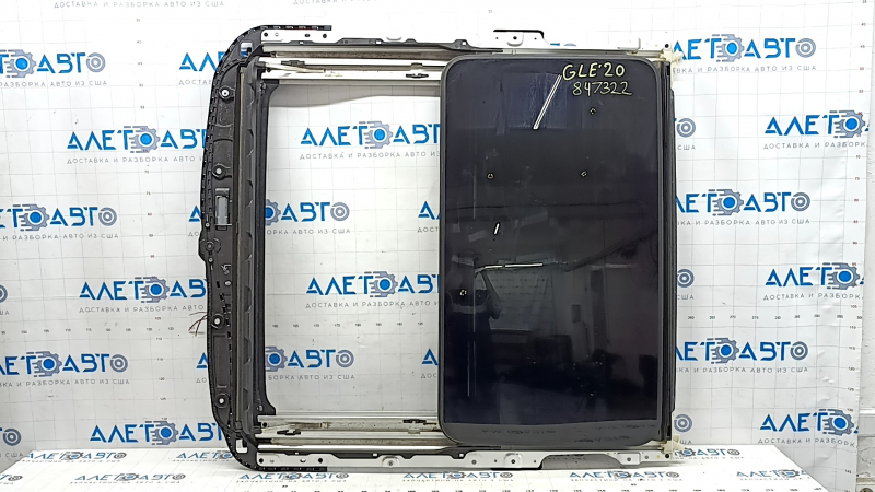 Люк в сборе Mercedes W167 GLE 350 450 20-21 черная шторка, тычки, контакт с водой