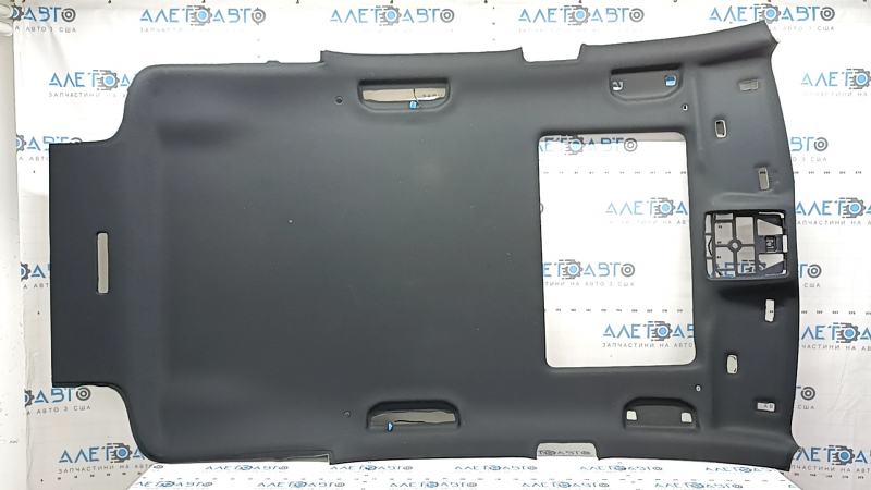 Обшивка потолка Mercedes GLE-class W167 2020-2026, черного цвета, вид спереди.