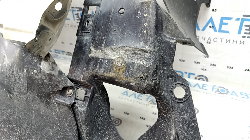 Защита двигателя Honda CRV 23-26 HEV в сборе 3 части, надорвана, примята, затерта