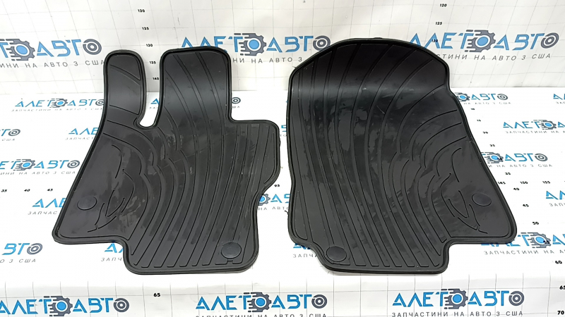 Комплект ковриков салона резина Mercedes W167 GLE 350 450 20-23 черная