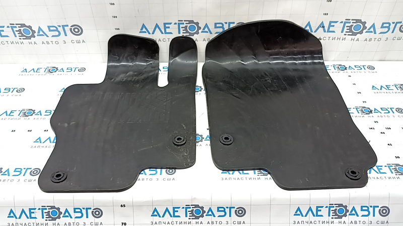 Комплект ковриков салона резина Mercedes W167 GLE 350 450 20-23 черная