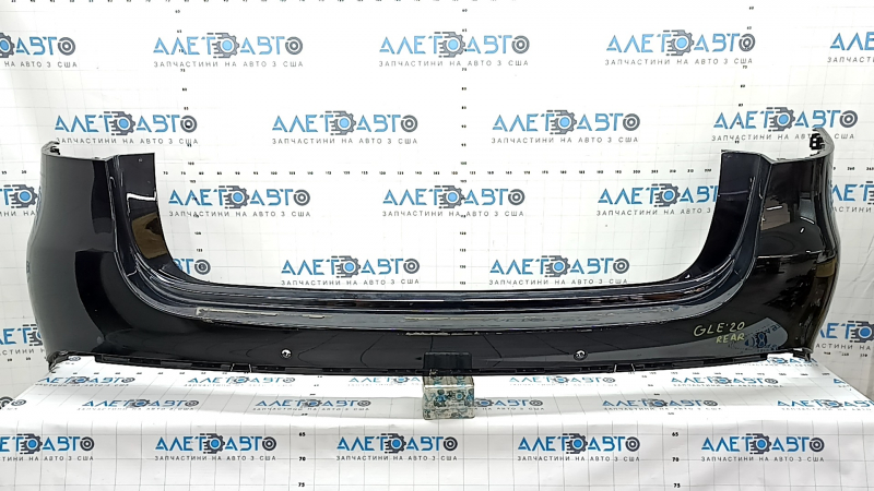 Бампер задний голый Mercedes W167 GLE 350 450 20-23 под парктроники, черный