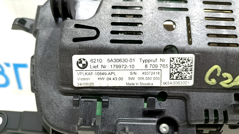 Щиток приборов BMW 3 G20 19-26 Base, 81к, в копоти