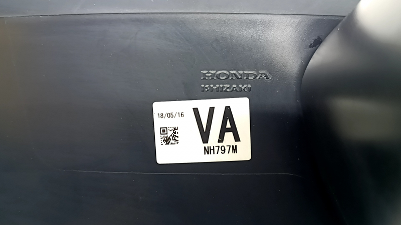 Зеркало боковое левое в сборе Honda Clarity 18-21 5 пинов, графит, царапины
