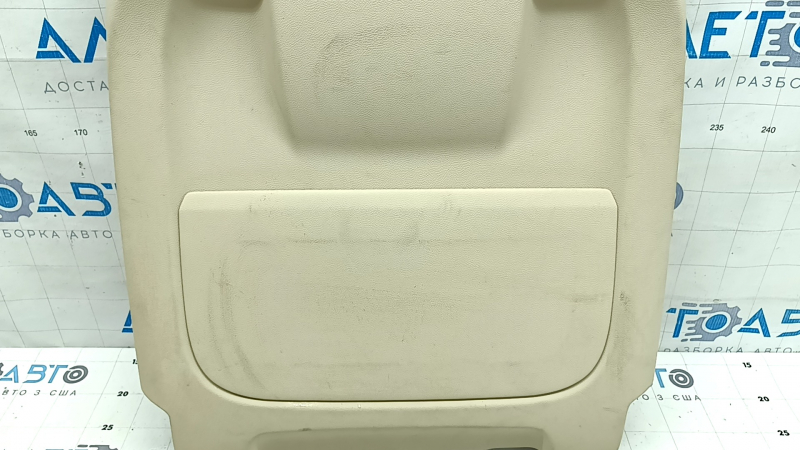 Накладка водительского сидения задняя BMW X5 G05 19-23 Canberra-Beige, с подсветкой, под чистку