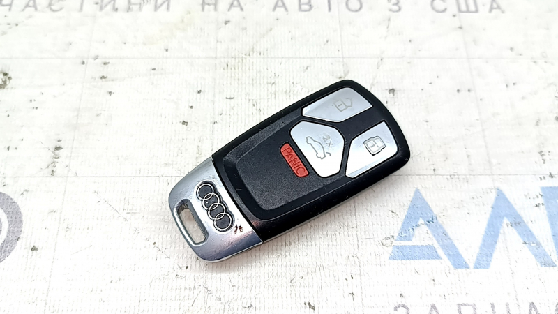 Ключ smart Audi A4 B9 20-25 тип 1, 4 кнопки, потерт, царапины