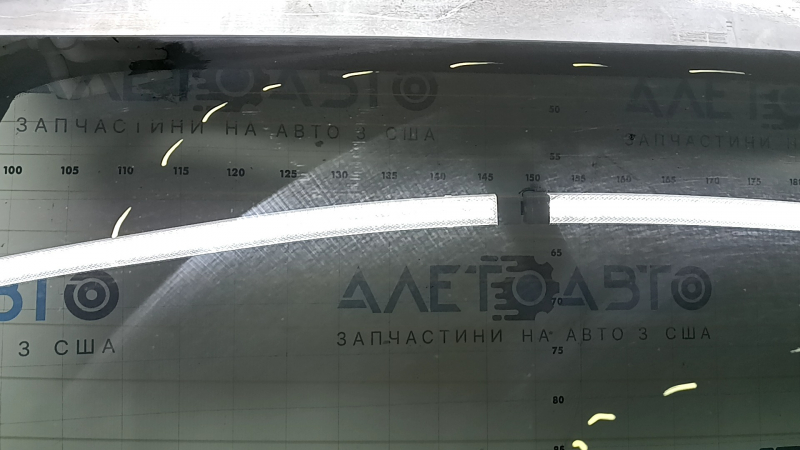 Дверь багажника голая со стеклом Volvo XC90 16-22 тонировка, графит 714, потерто стекло