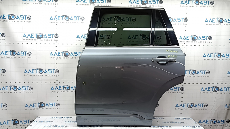 Дверь в сборе задняя левая Volvo XC90 16-26 keyless, тонировка, графит 714, тычка, царапины на стекле