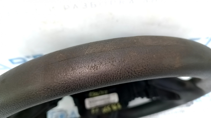 Руль голый Ford Escape MK3 17-19 рест, резина, черный, без кнопок, потерт