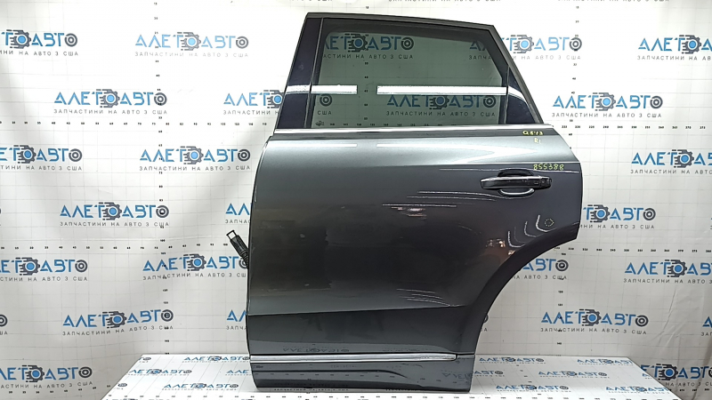 Дверь в сборе задняя левая Audi Q5 8R 09-17 тонировка, графит LZ7S, тычка