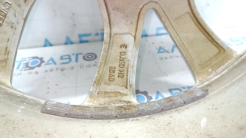Маркировка на диске колесном R19 для BMW X5 F15, детали и характерные признаки.
