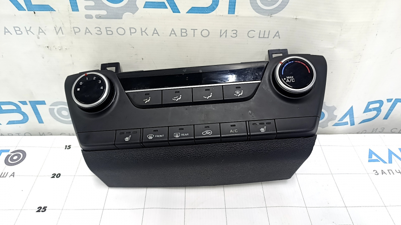 Управление климат-контролем Hyundai Tucson 19-21 manual с подогревом сидений, черное, царапины