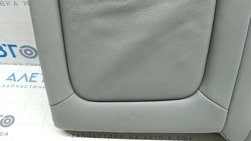 Подушка заднего ряда сидений левая Audi Q5 8R 09-17 кожа серая, замята, под чистку