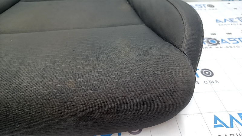 Обшивка подушки водительского сидения Hyundai Tucson 16-21 ткань черная, с подогревом, под хим чистку