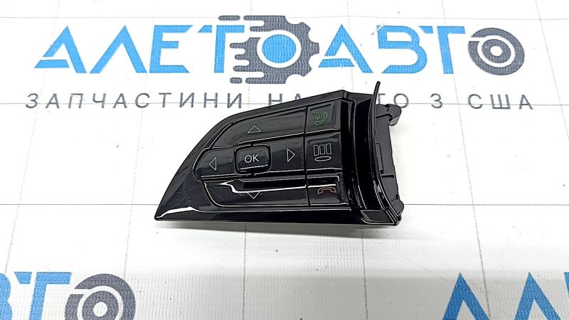 Кнопки управления на руле левые Jeep Grand Cherokee WL 21-24 черный глянец, тычка