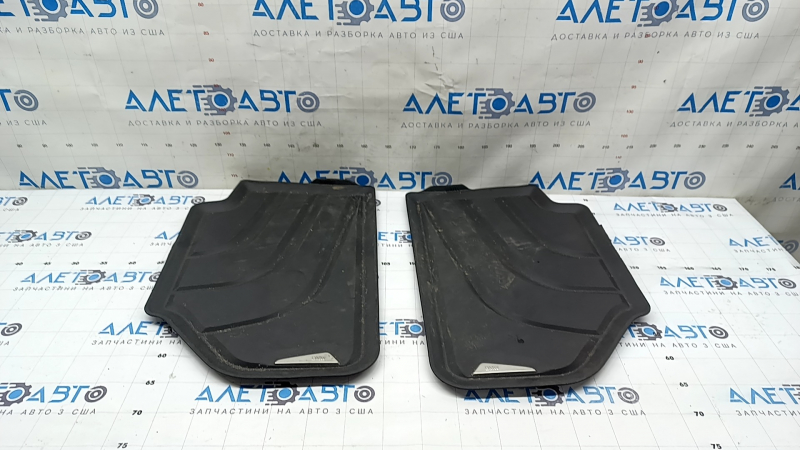 Комплект ковриков салона резина BMW X3 F25 15-17 черная, потерты