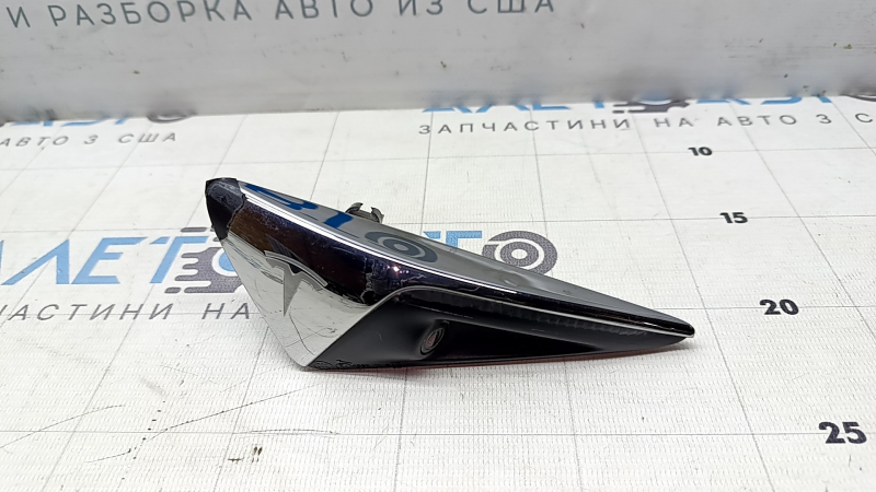 Поворотник в крыло передний левый Tesla Model 3 18-23 с камерой, хром, царапины