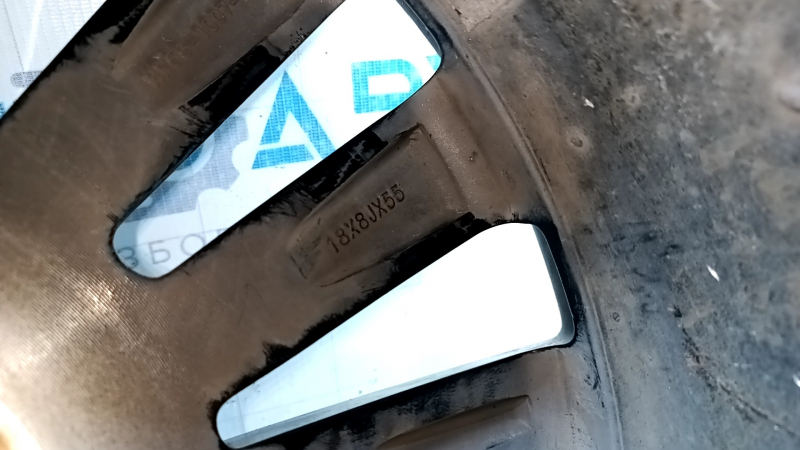 Диск колесный R18x8J ET55 Lincoln MKZ 17-20 бордюрка