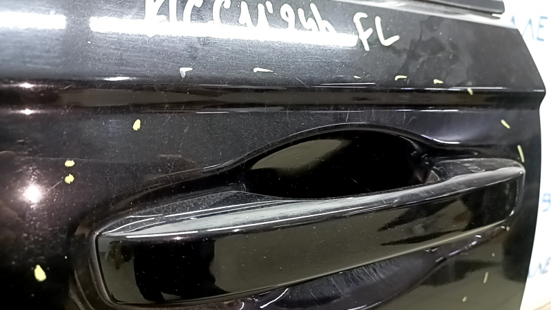 Дверь в сборе передняя левая Honda Accord 23-26 keyless, черный NH731P, царапины, песок, рассохся уплотнитель, в клее