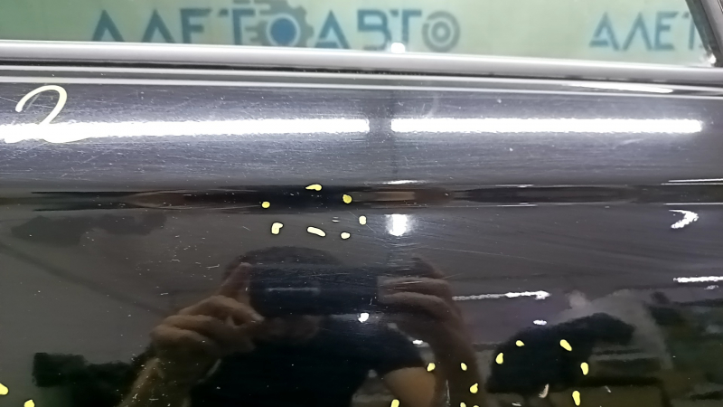 Дверь в сборе передняя правая Honda Accord 23-26 keyless, черный NH731P, царапины, потерта, тычка, рассохся уплотнитель, в клее