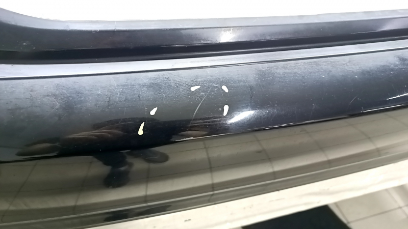 Бампер задний голый Honda Accord 23-26 без парктроников, черный NH731P, царапины, потертости