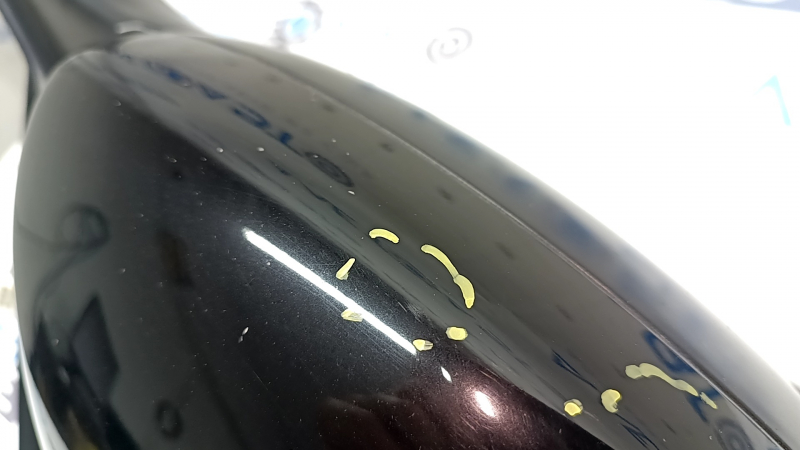 Зеркало боковое правое в сборе Honda Accord 23-25 5 пинов, подогрев, BSM, черная, царапины