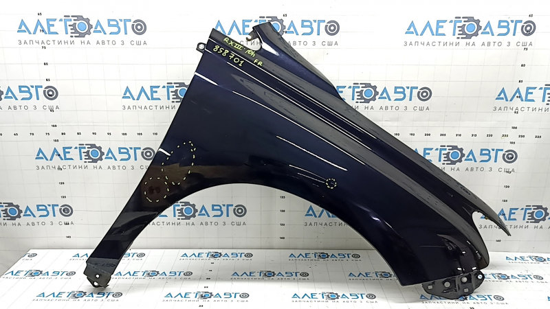 Крыло переднее правое Lexus RX350 RX450h 10-15 синий 214, вмятины, тычка