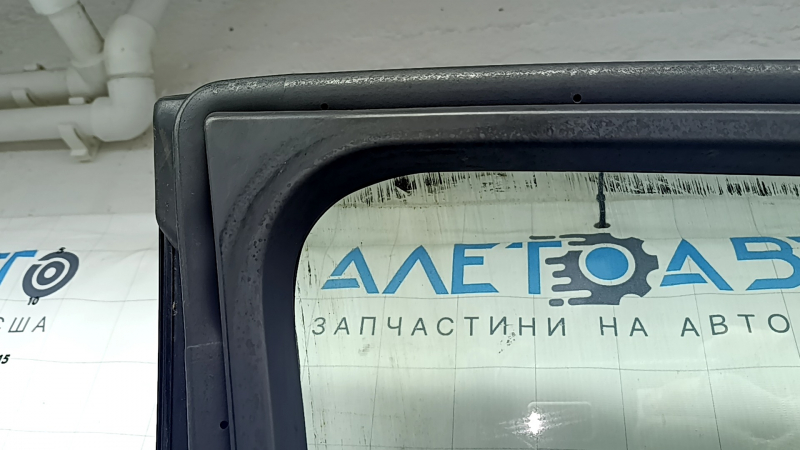 Дверь в сборе передняя левая Lexus RX350 RX450h 10-15 keyless, синий 214, вмятины, тычки, в копоти