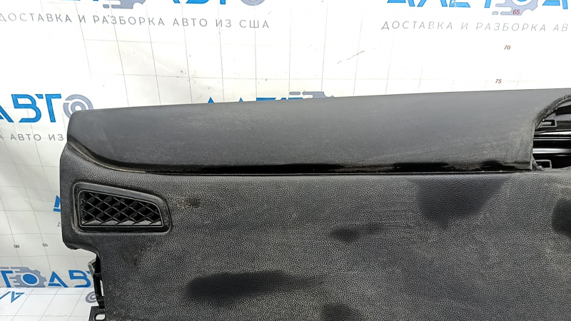 Торпедо передняя панель с AIRBAG Honda Accord 23-26 черная, царапины, под чистку, потертости