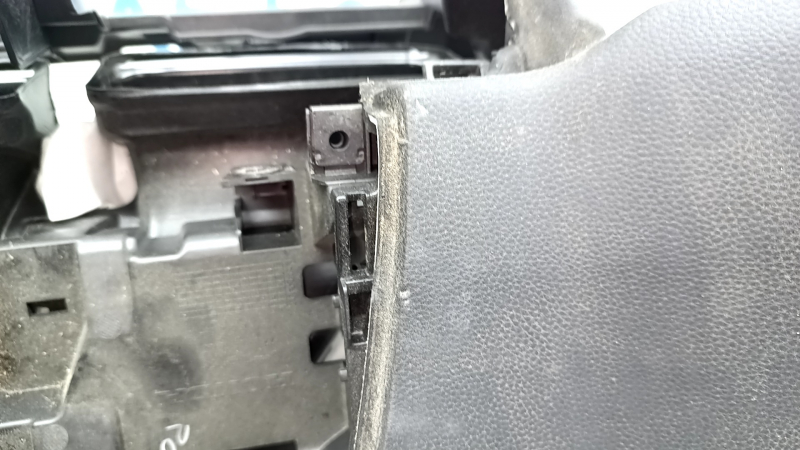 Торпедо передняя панель с AIRBAG Honda Accord 23-26 черная, царапины, под чистку, потертости